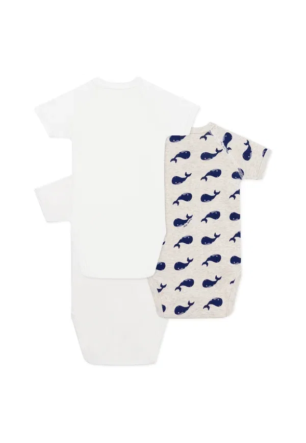 Набор из 3 боди Petit Bateau, белый — фото 2