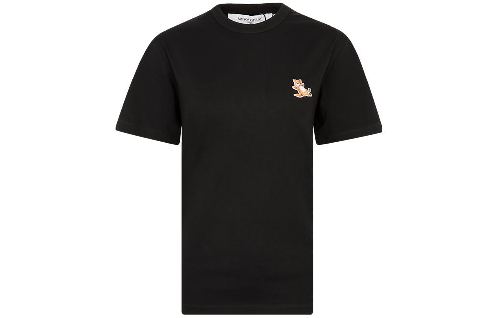 

Обычная футболка женская Maison Kitsune, черный