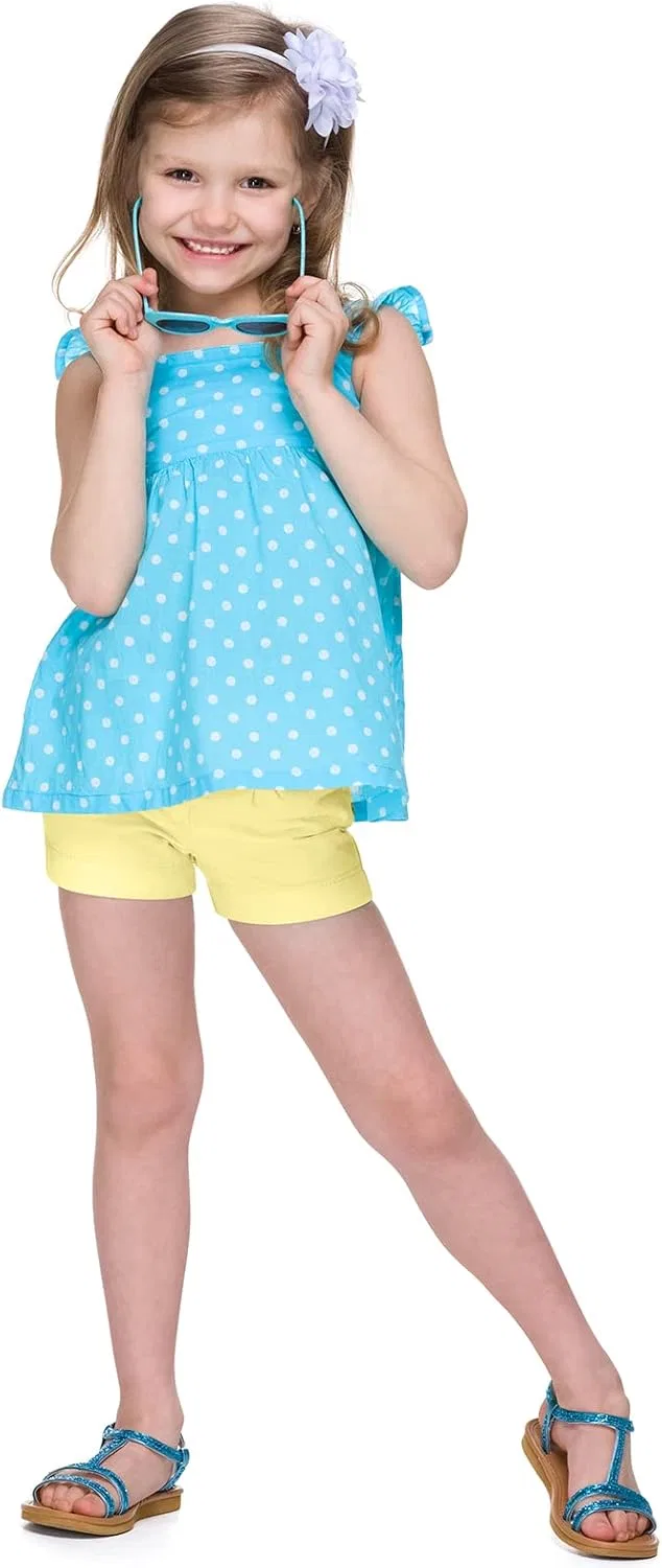 Boyiee 8 Pack Girls Toddlers Dance Shorts Bike Shorts For Dance Gymsastic Yoga Safety Active Under Dress, Fresh Color — фото 2