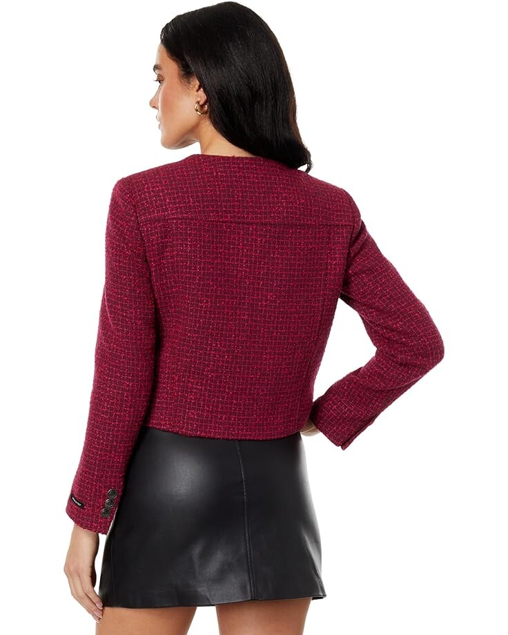 

Куртка Ted Baker Pennio Cropped Boucle Jacket, цвет Light Red