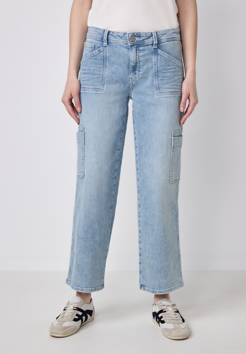 

Джинсы прямого кроя Street One Studio, цвет Blau