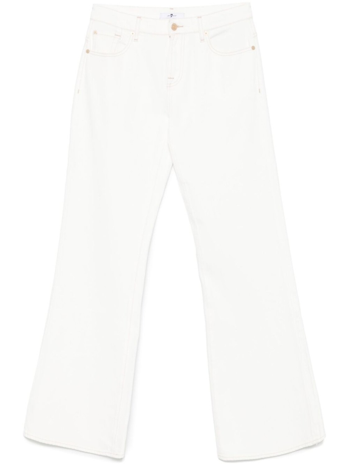 

7 For All Mankind расклешенные джинсы Spencer, белый