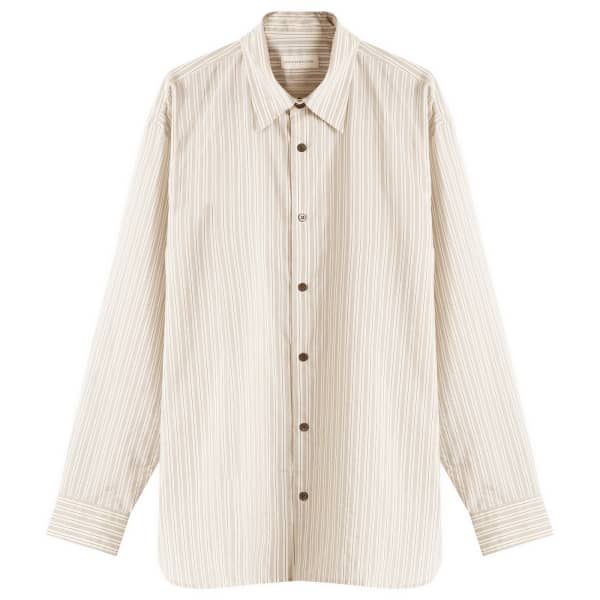 

Рубашка с длинными рукавами в полоску Croom Dries Van Noten, серый