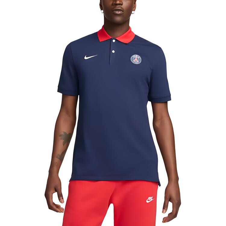 Мужская рубашка поло Dri-Fit Midnight Navy Nike, темно-синий