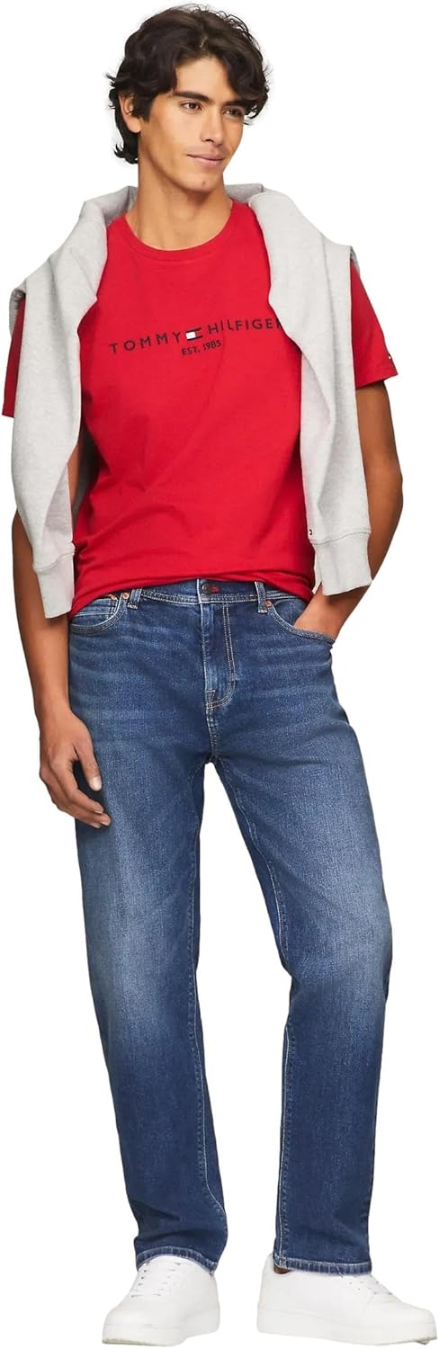 

Мужская футболка с короткими рукавами и принтом Tommy Hilfiger, Primary Red., Красный, Мужская футболка с короткими рукавами и принтом Tommy Hilfiger, Primary Red.