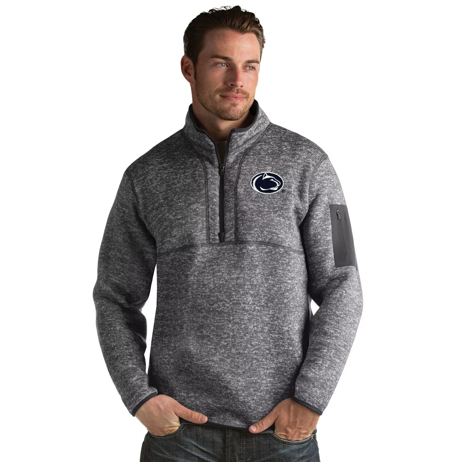 

Мужской пуловер Penn State Nittany Lions Fortune Antigua