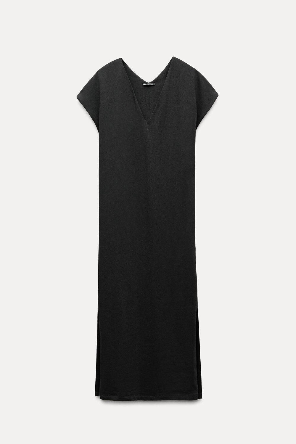 

Платье Zara Washed Midi, черный