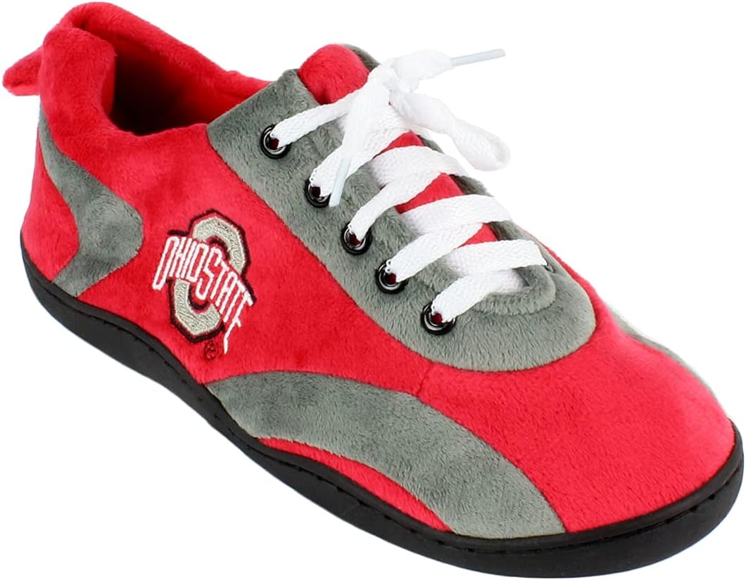 

Тапочки Comfy Feet NCAA для использования дома и на улице, Ohio State Buckeyes