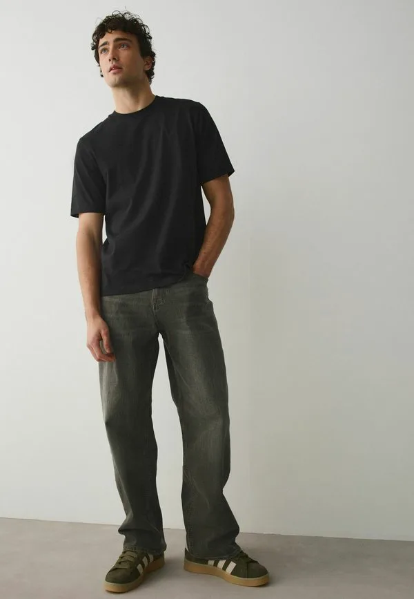 Классические эластичные джинсы свободного кроя Next, Grey Crosshatch
