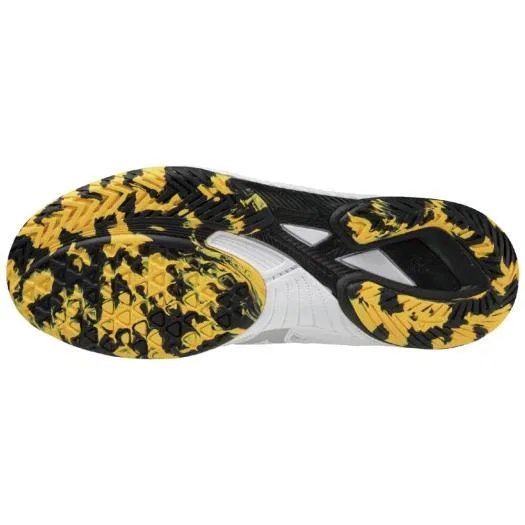Унисекс кроссовки для настольного тенниса «Wave Drive 9» от Mizuno, White X Black X Yellow — фото 2