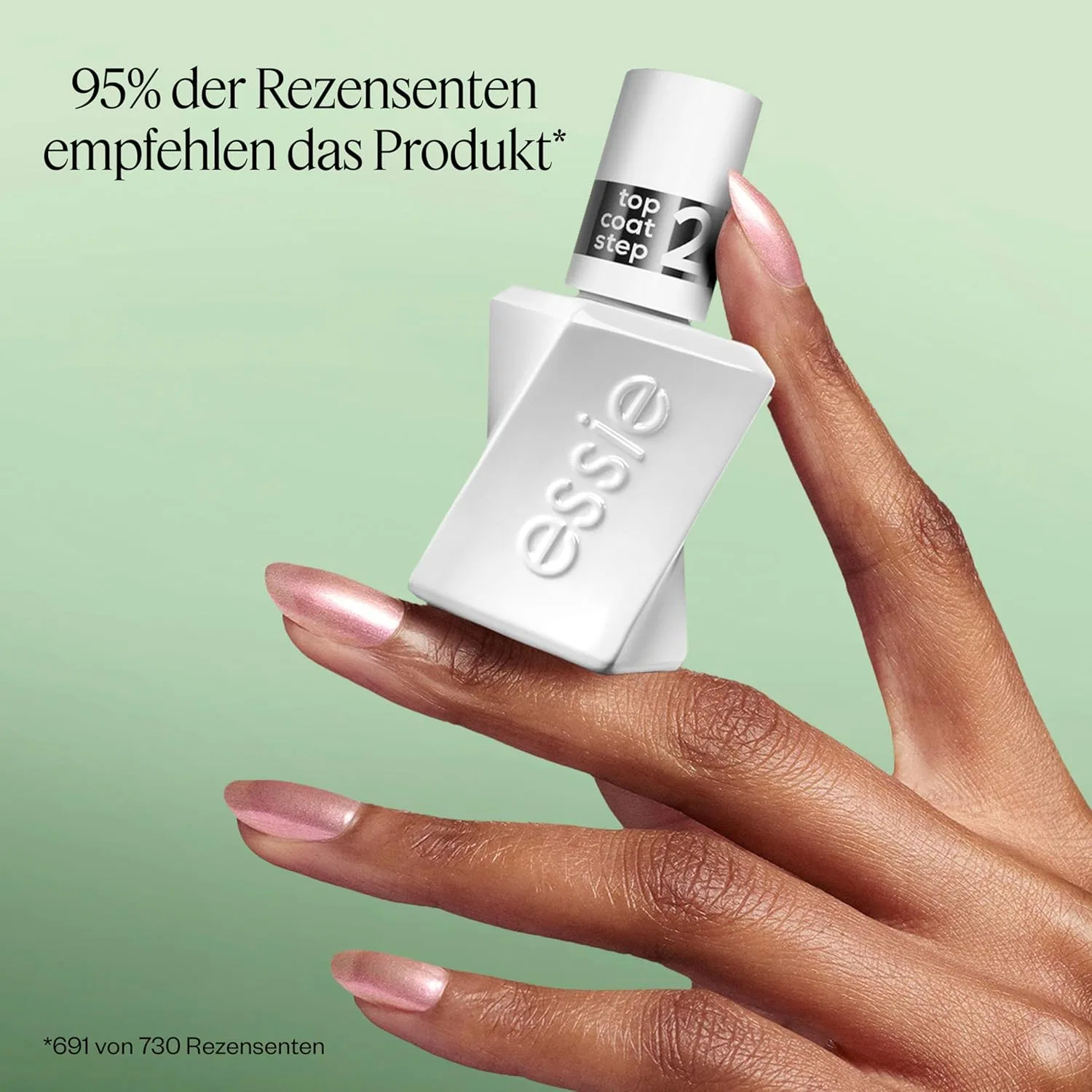 Верхнее покрытие для ногтей essie Gel by essie, прозрачное, 13.5 мл Essie, Transparent — фото 2