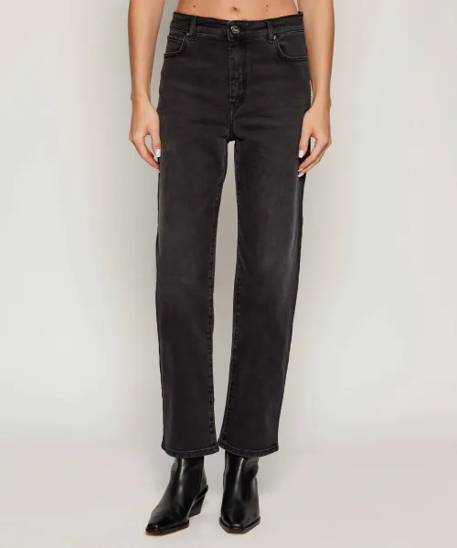 

Китайские джинсы Straight fit Weekend Maxmara, черный