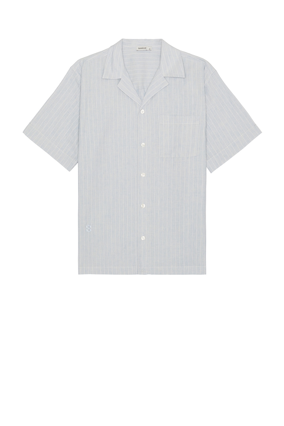 

Рубашка Poe Camp Simkhai, Haze Stripe