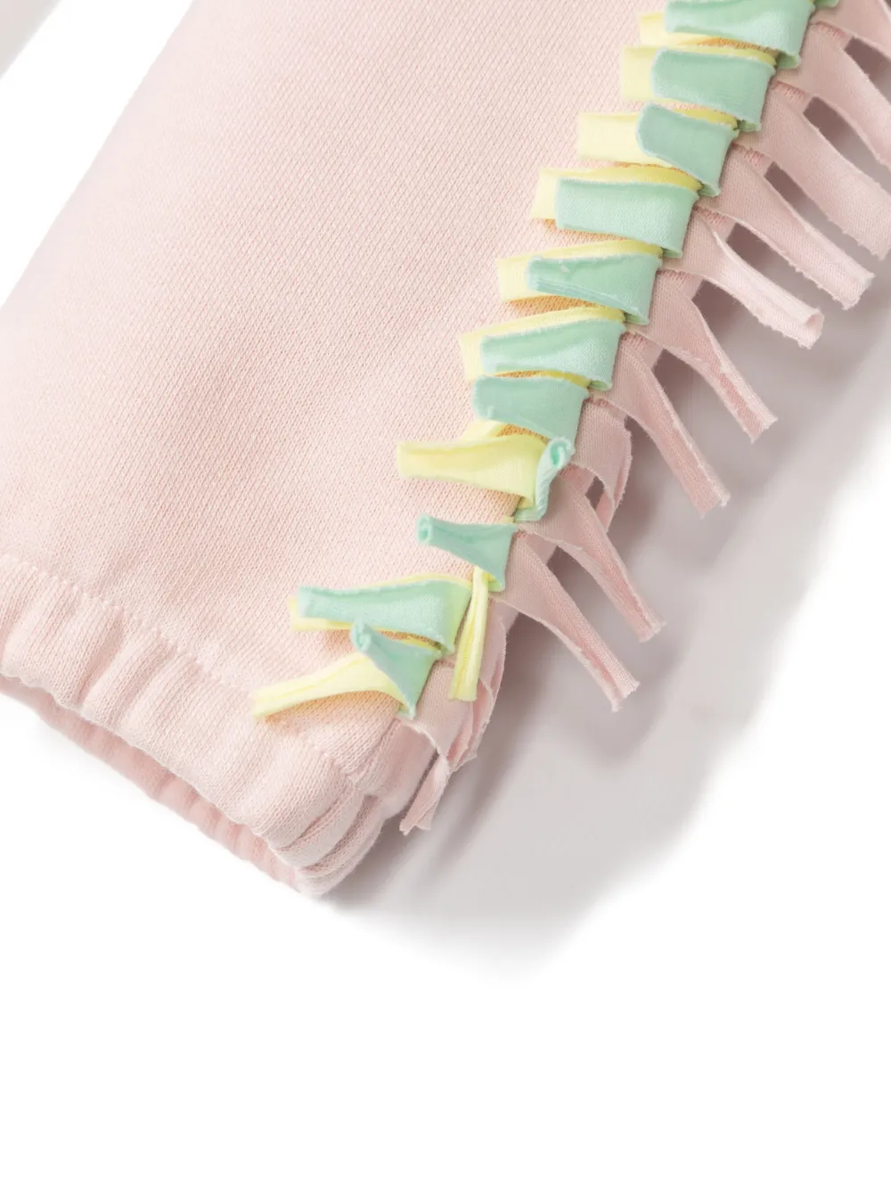 Спортивные брюки с бахромой Stella Mccartney Kids, розовый — фото 3