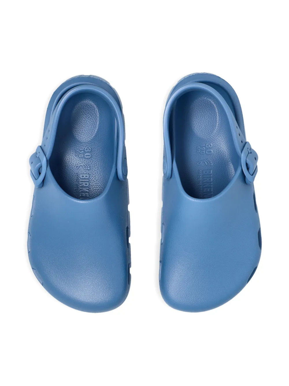 Деревянные сабо birki flow с пряжкой Birkenstock Kids, синий — фото 3