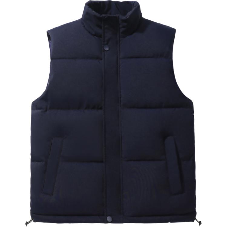 

Жилет Unisex Stand Collar утепленный с флисовой подкладкой Others VanCamel, темно-синий