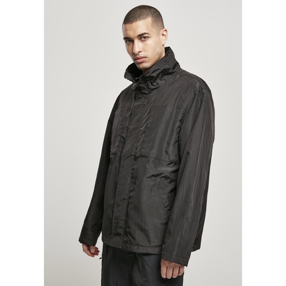 

Куртка Urban Classics Windbreaker Double Pocket Nylon Crepe, черный