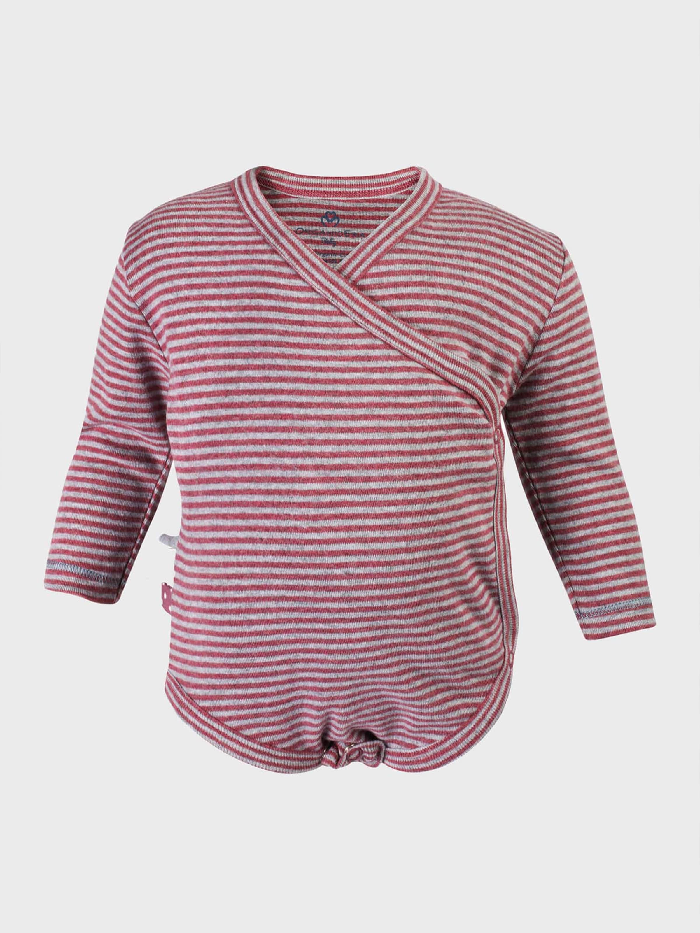 

OrganicEra Комбинезон 'Organic Baby L/S Kimono Body, Striped' в цвете Bordeaux