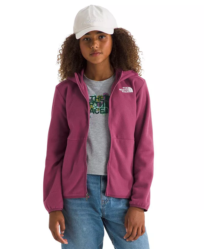 

Куртка с капюшоном на молнии Big Girls Teen Glacier The North Face, фиолетовый