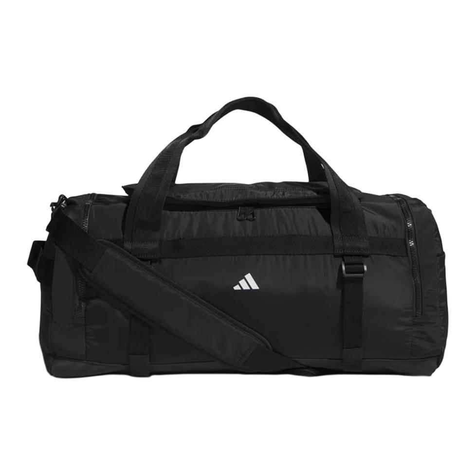 

Adidas Переработанный полиэстеровый портативный спортивный рюкзак через плечо среднего размера унисекс черный, Black