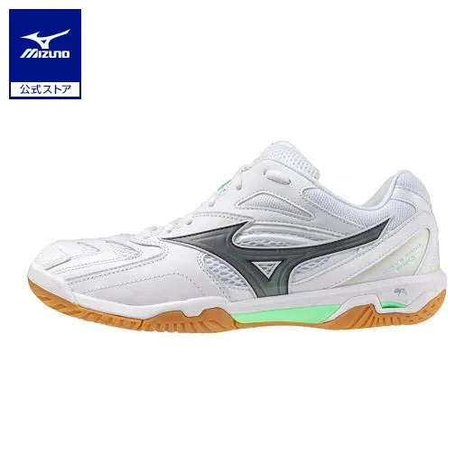 Мужские кроссовки для бадминтона «Wave Fang Pro» от Mizuno, White X Mint