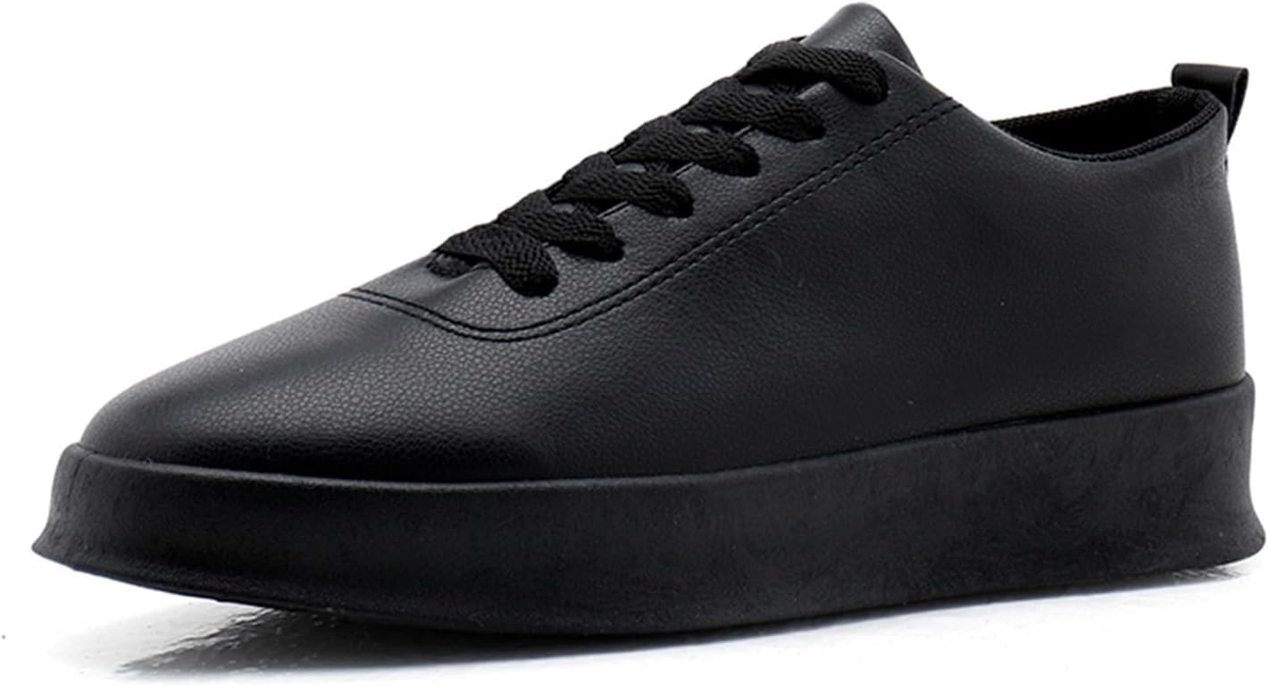 

Мужские кроссовки повседневной моды, дизайн шнуровки, платформенная подошва, черно-белый Generic