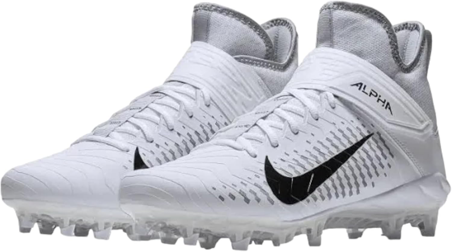 Футбольные бутсы Nike Men's Alpha Menace Pro 2 D - черный/белый, размер 7M US — фото 3
