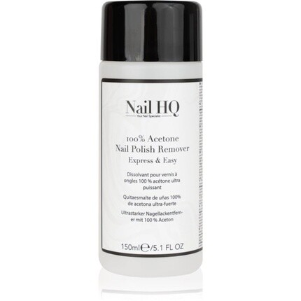 

Средство для снятия лака с 100% ацетоном Nail HQ - 150 мл