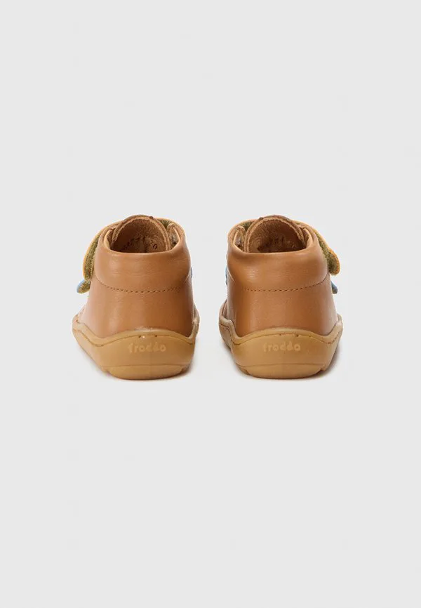 Унисекс высокие кроссовки barefoot first step Froddo, Cognac — фото 3