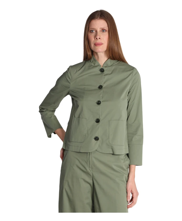 

Куртка без подкладки с пуговицами Alessia Santi, зеленый