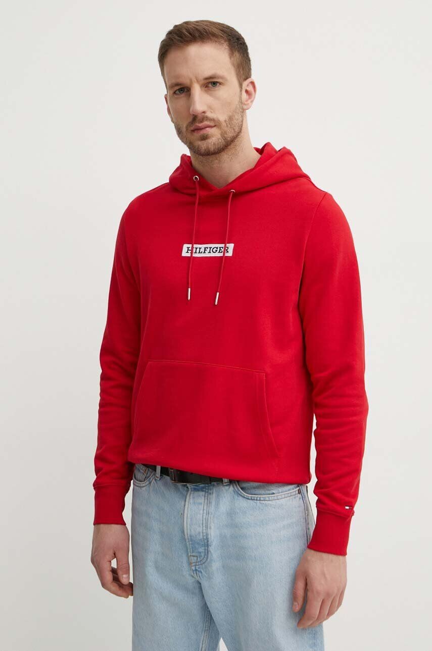 

Хлопковая толстовка Tommy Hilfiger, красный