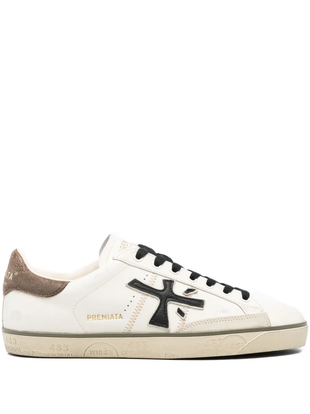 

Кожаные кроссовки с логотипом PREMIATA, нейтральный