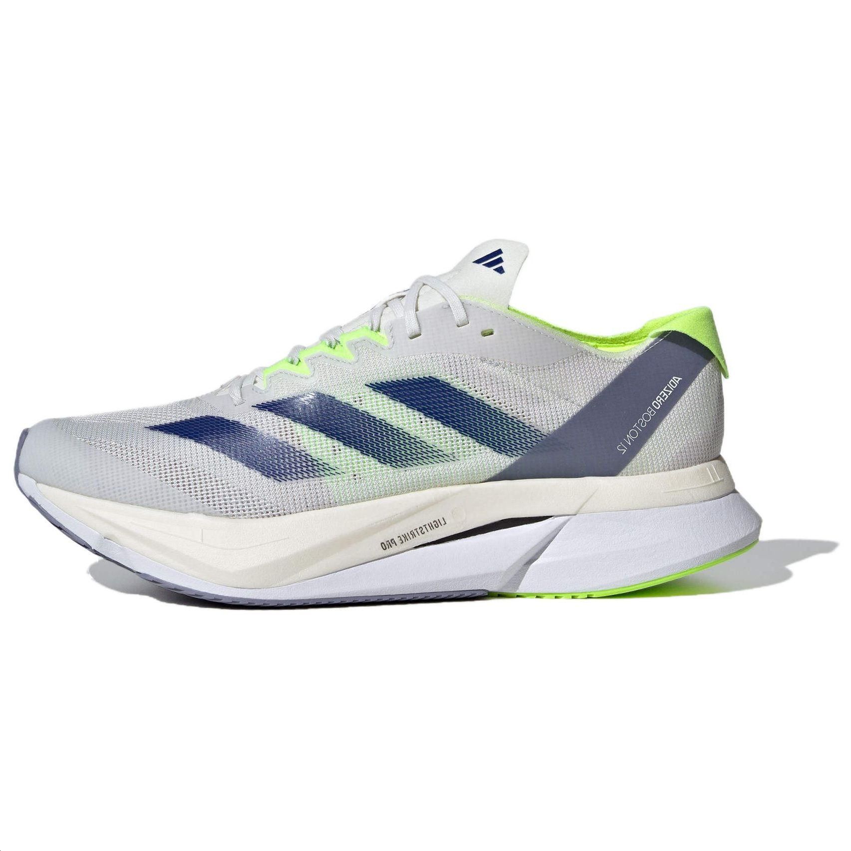

Adizero Boston 12 'Белый Королевский Прозрачный Лимон' Adidas, Серо-голубой
