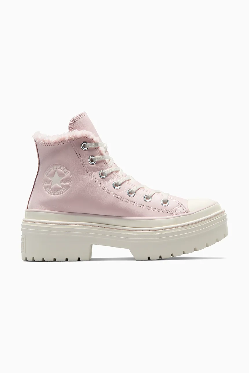Кроссовки Chuck Taylor All Star с проушинами на каблуке Converse, розовый — фото 2