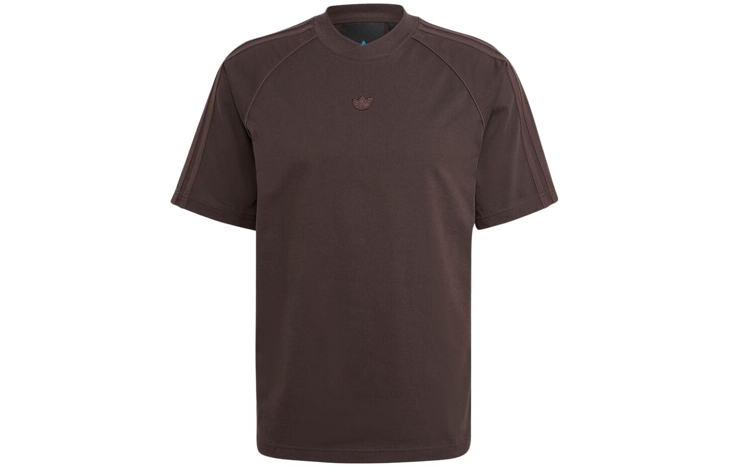 

Футболка мужская темно-коричневая Adidas Originals, коричневый
