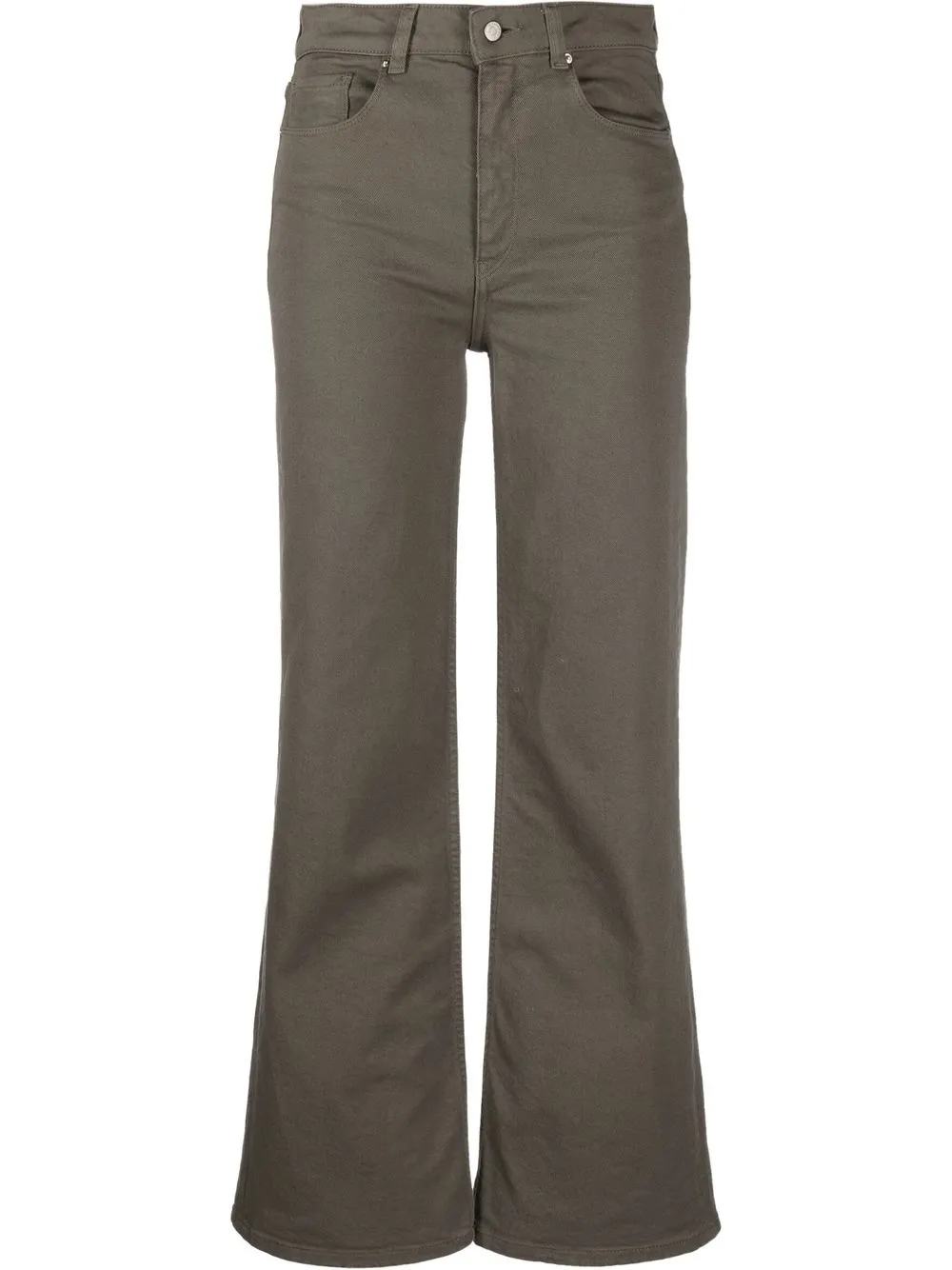 

Расклешенные джинсы прямого кроя Fabiana Filippi, зеленый