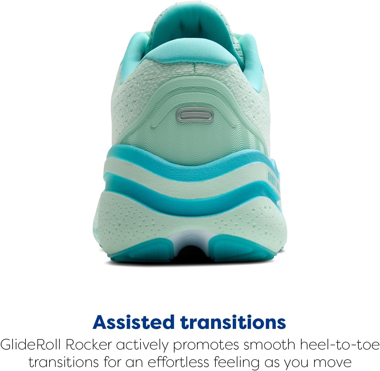 Мужские кроссовки Brooks Ghost Max 2 для бега и ходьбы, белый/синий — фото 3