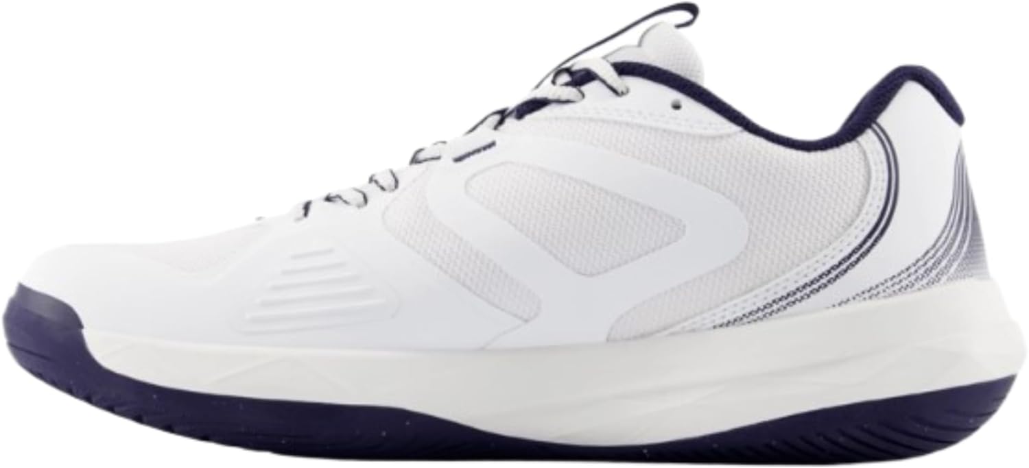 Мужские теннисные кроссовки New Balance FuelCell 796 V5, белый/синий — фото 2