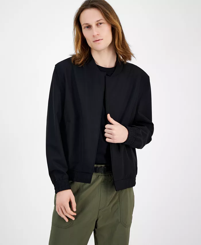 

Мужская куртка Ukashi Slim Fit с длинными рукавами Hugo Boss, черный