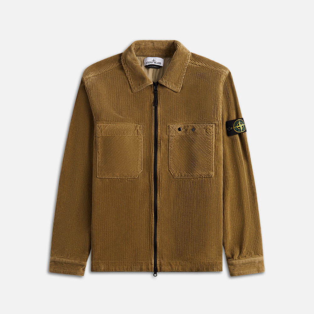 

Куртка Stone Island Corduroy Overshirt, цвет Biscuit