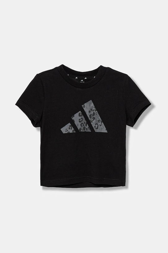 

Детская хлопковая футболка Adidas, черный