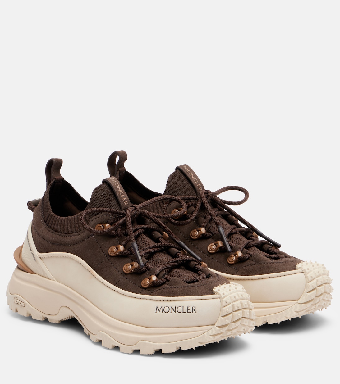 Кроссовки Trailgrip Lite3 из нубука и замши Moncler