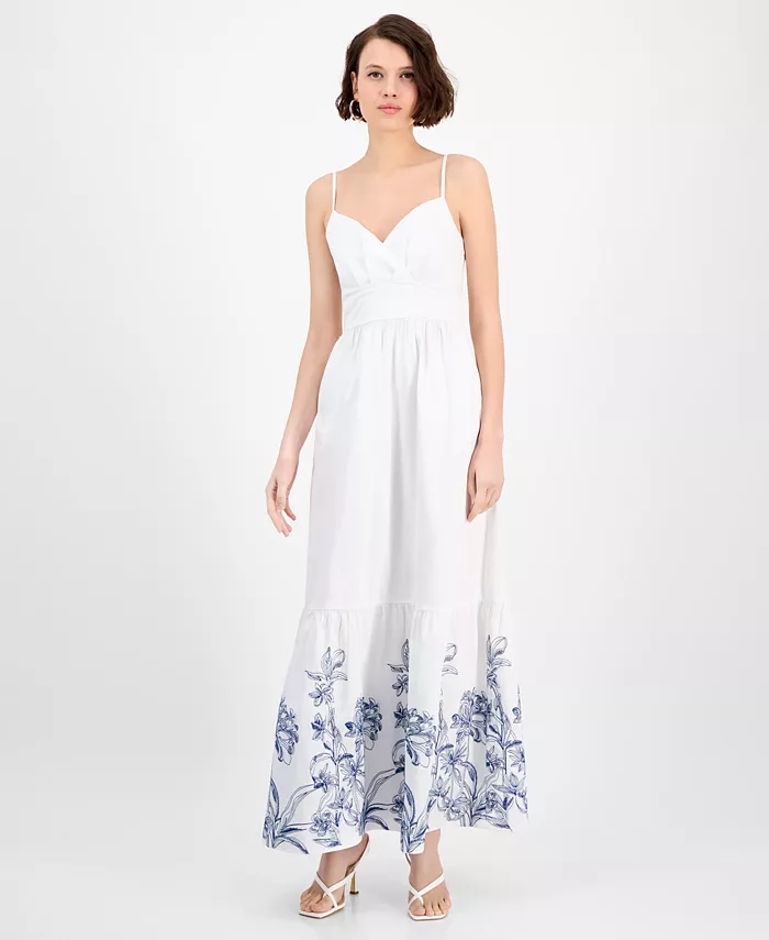

Женское платье Blanche Maxi GUESS, белый