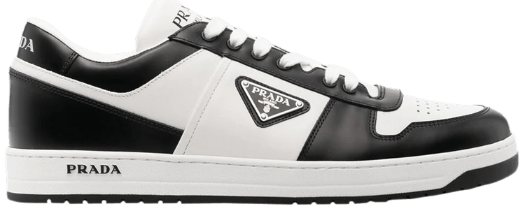 

Кроссовки Prada Downtown Leather 'White Black', черный