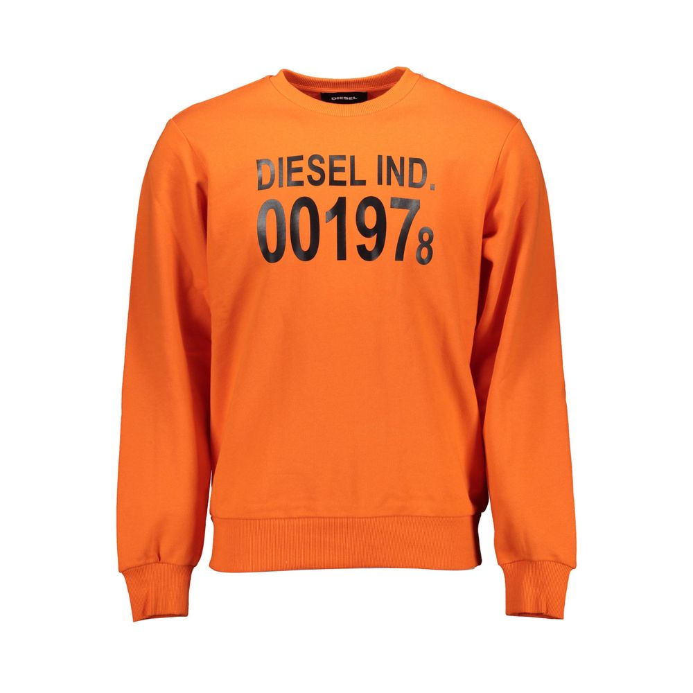 

Оранжевый хлопковый свитер Diesel