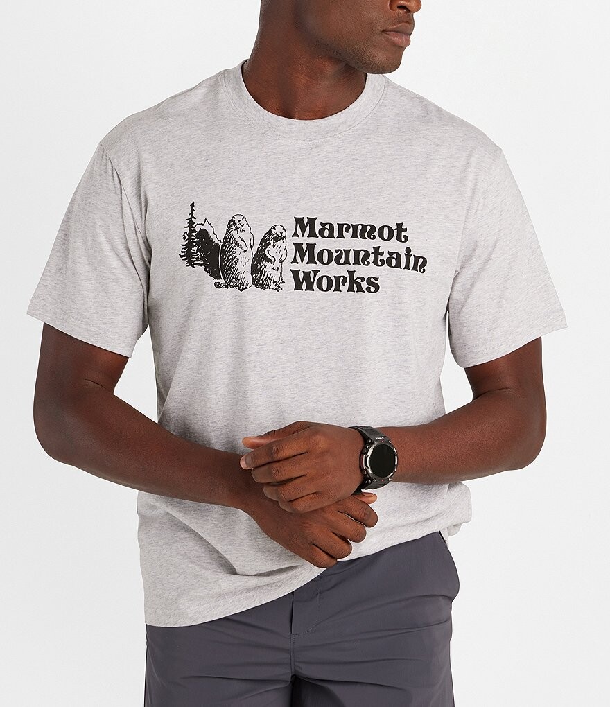 

Футболка Marmot MMW с коротким рукавом, серый
