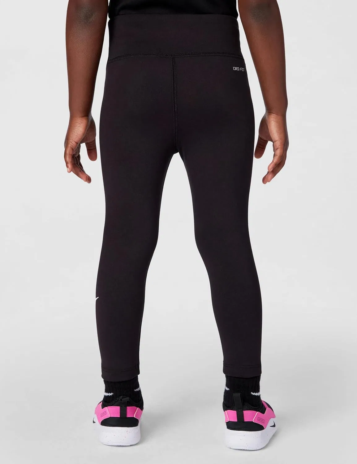 Леггинсы Dri-FIT Nike, черно-белые — фото 3