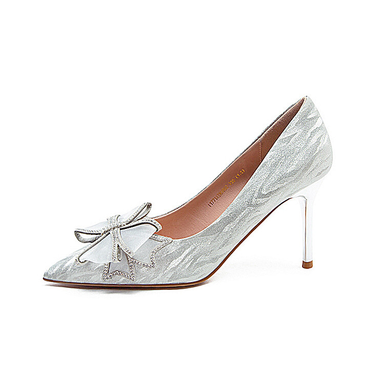 

Туфли женские на высоком каблуке Catlv1=Shoes, серебряный