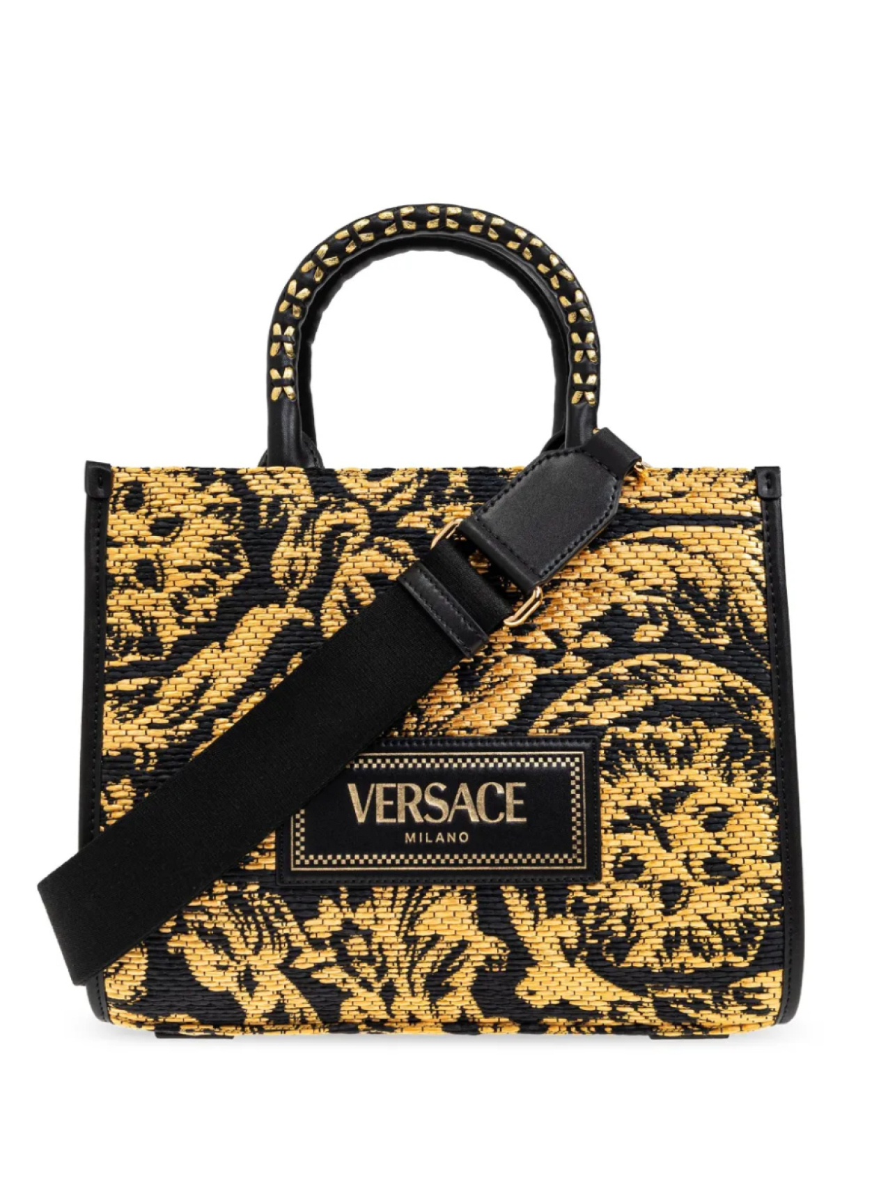 

Сумка-тоут Versace Barocco Athena, черный