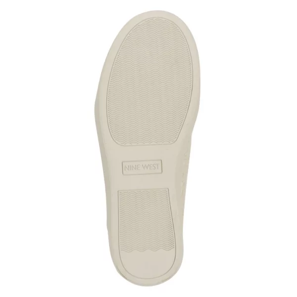 Женские высокие кеды на танкетке Tons Nine West, цвет ivory lace multi — фото 4